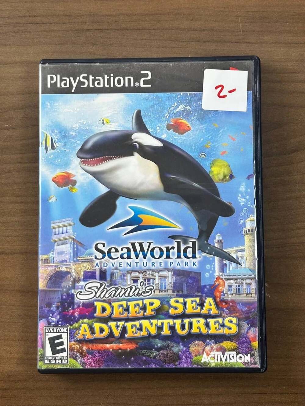 SeaWorld Shamu's Deep Sea Adventures PS2 PlayStation 2 2005 CIB Manual Disc Case